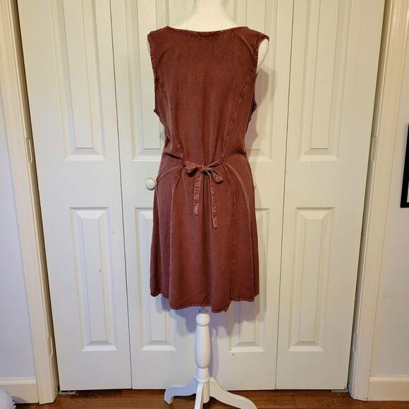 Zury, M\L | Flowy Boho Embroidered Dress Waist Tie - Picture 2 of 7